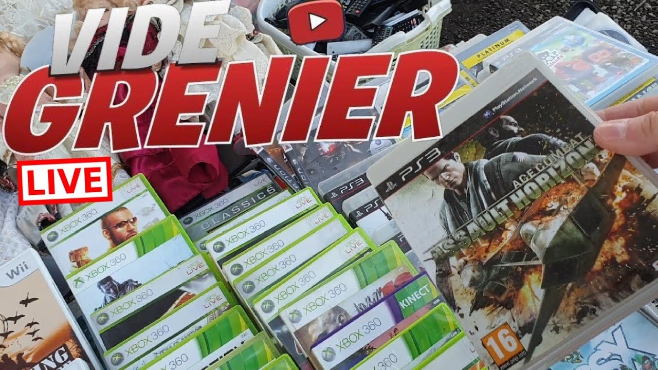 Vide Grenier Live - Jouets et Jeux Vidéo 🤖🎮