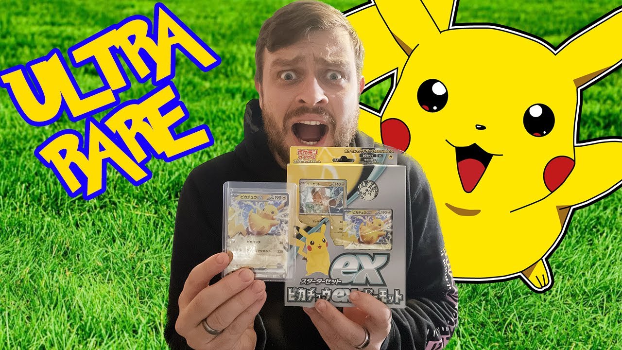 Opening ULTRA RARE Japanese Starter Box! PIKACHU EX (limited edition pack opening)