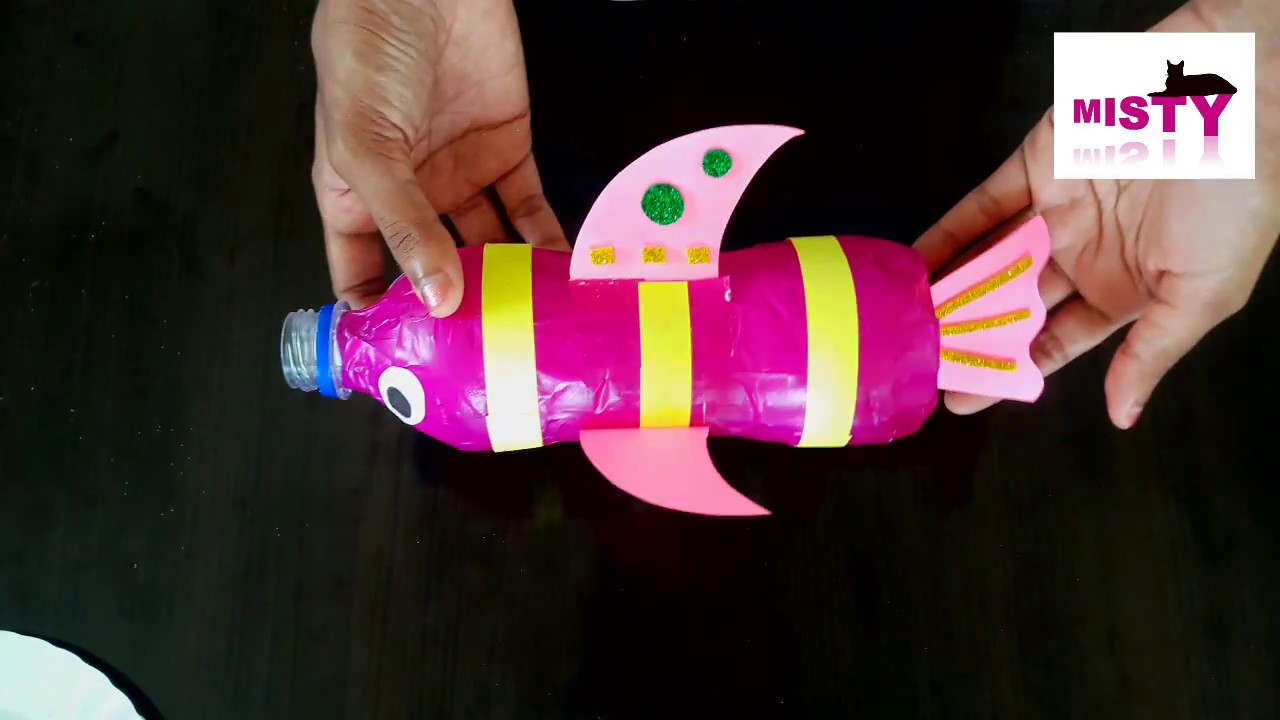FISH for Preschool Kids ---- Plastic Water Bottle Craft