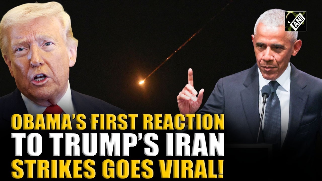 Former U.S. President Barack Obama’s reaction to President Donald Trump’s strikes on Iran goes viral