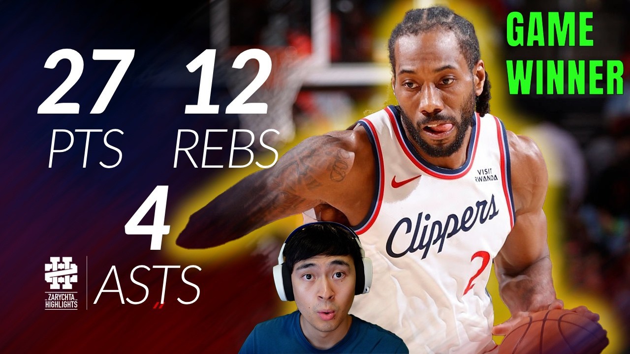 Kawhi Takes Over the 4th 😳 19 Points & the Game Winner | 27 PTS, 12 REB