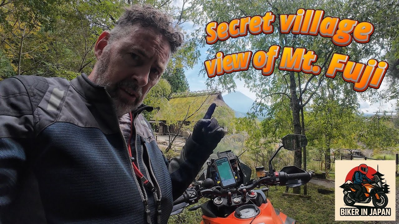 Motorcycle ride around NW of Mt Fuji