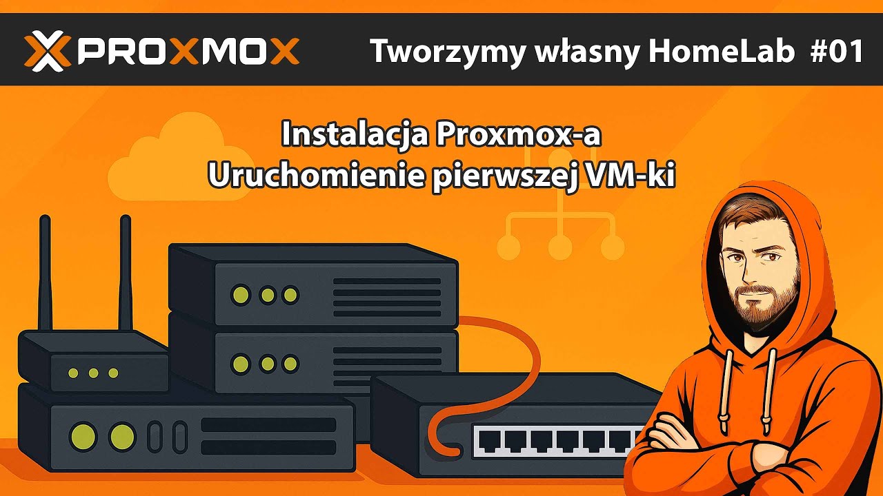 Budujemy HomeLab z Proxmox-em - Jaki sprzęt, instalacja, i pierwsza VM-ka