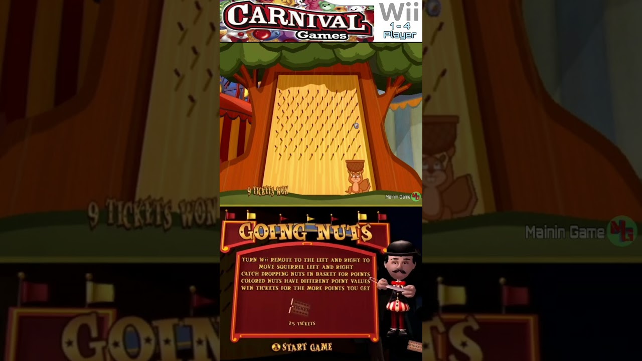 going nuts - Carnival Games minigames - mainin game