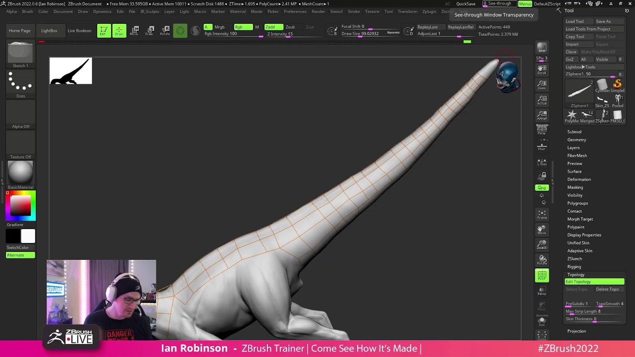 Come See How It's Made with Ian Robinson | ZBrush Trainer | ZBrush 2022