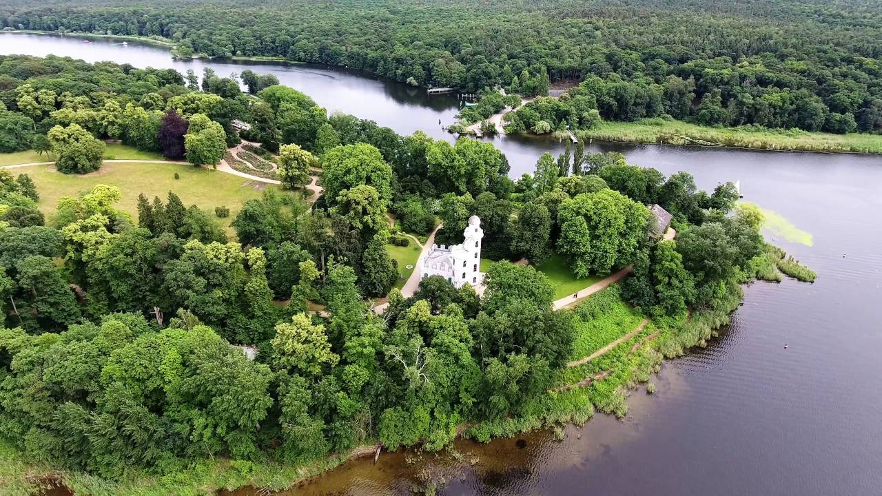 Die Pfaueninsel und ihre Bauten | Aus der Luft