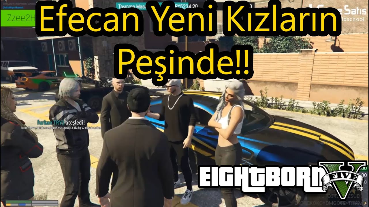 EightbornV Efecan Yeni Gelen Kızların Peşinde!! - A*mengers Grubu Toplandı!!! - EightbornV Akagreen