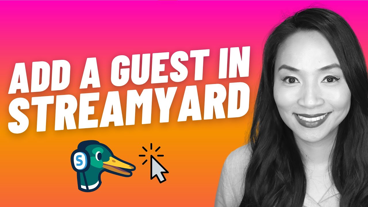 How to add a guest in Streamyard - Streamyard tutorial multiple presenters/people on live stream
