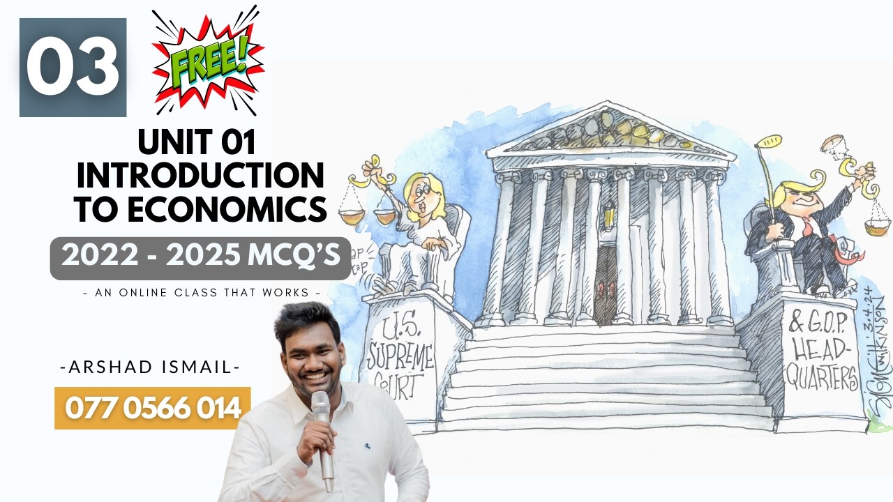 Unit 01 - Introduction to Economics - 2022 - 2025 MCQs - Arshad Ismail