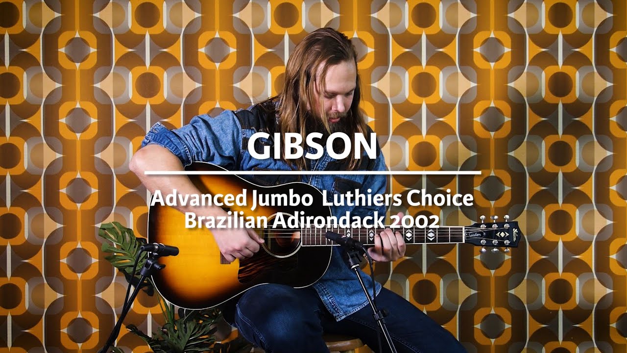 Gibson Advanced Jumbo AJ Luthiers Choice BRW-AD Sunburst 2002 played by Leif de Leew | Demo @ TFOA
