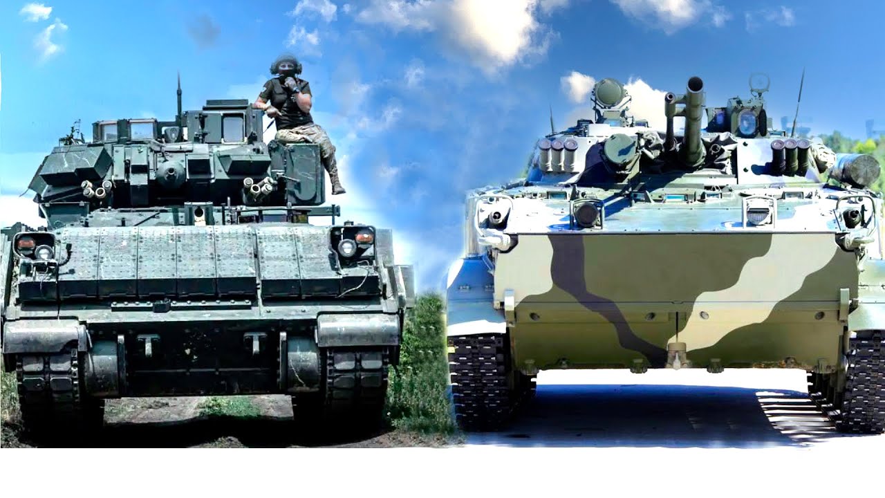 Тест БМП-3 и М2 Bradley. НИИ Минобороны России