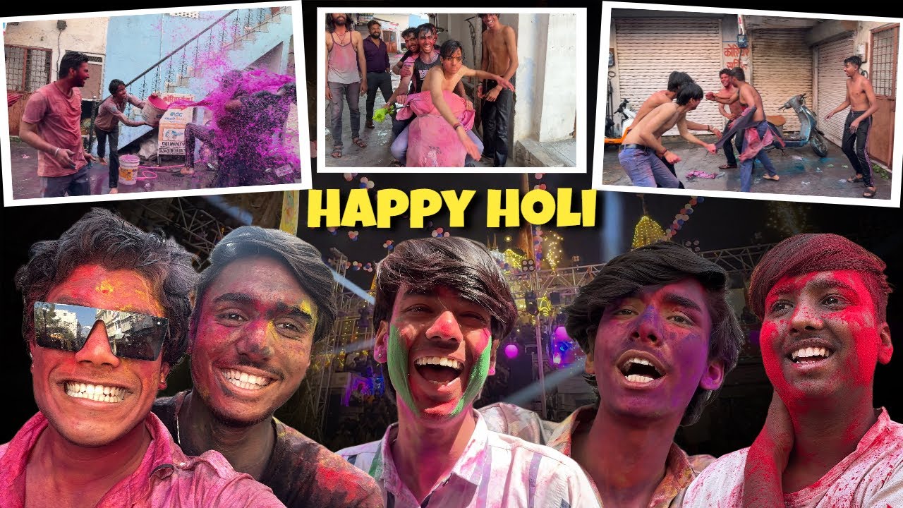 Happy holi😍| holi special masti vlog😁 | boys holi🤣 | udaipur holi❤️