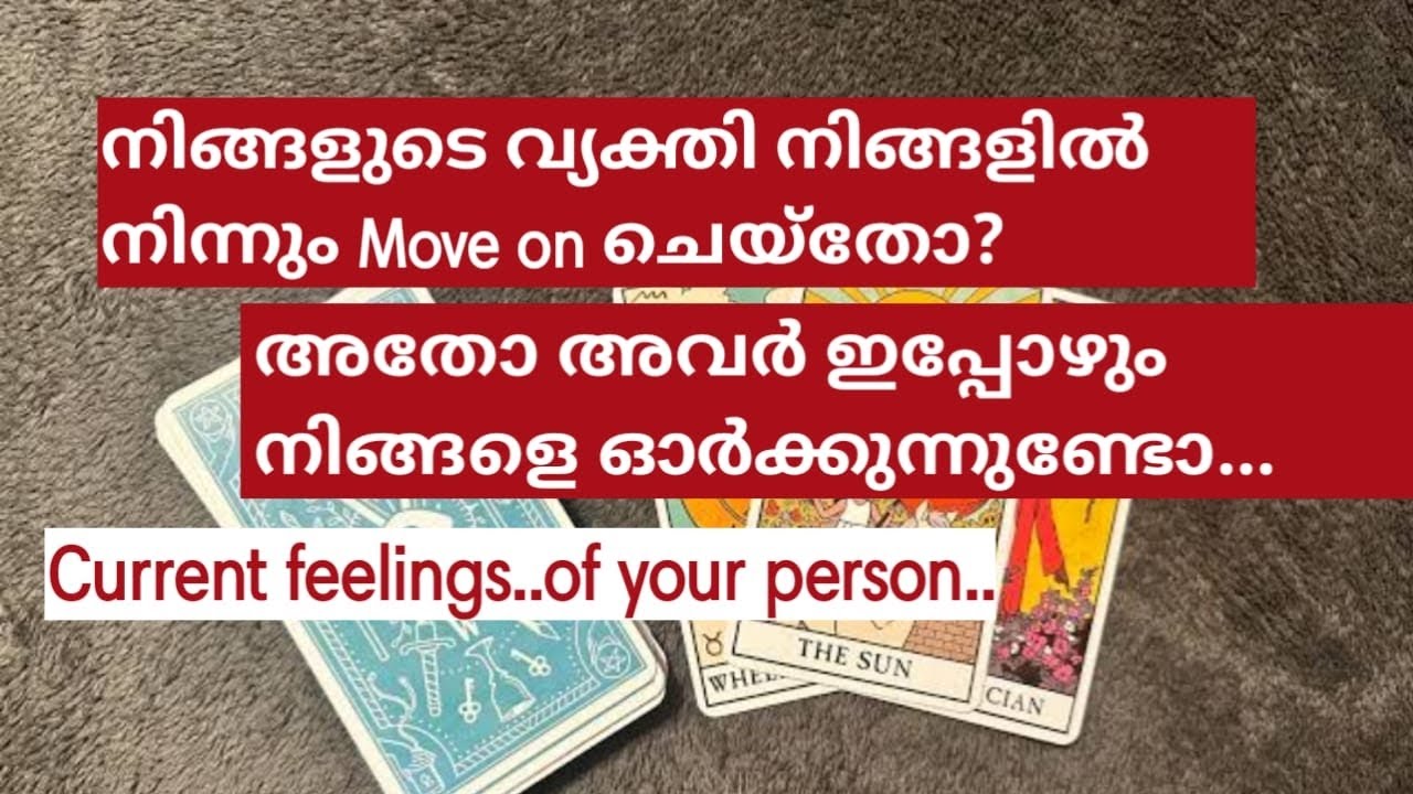 ♥️നിങ്ങളുടെ വ്യക്തി നിങ്ങളിൽ നിന്നും Move on ചെയ്തോ? അതോ അവർ ഇപ്പോഴും നിങ്ങളെ ഓർക്കുന്നുണ്ടോ?..🧚