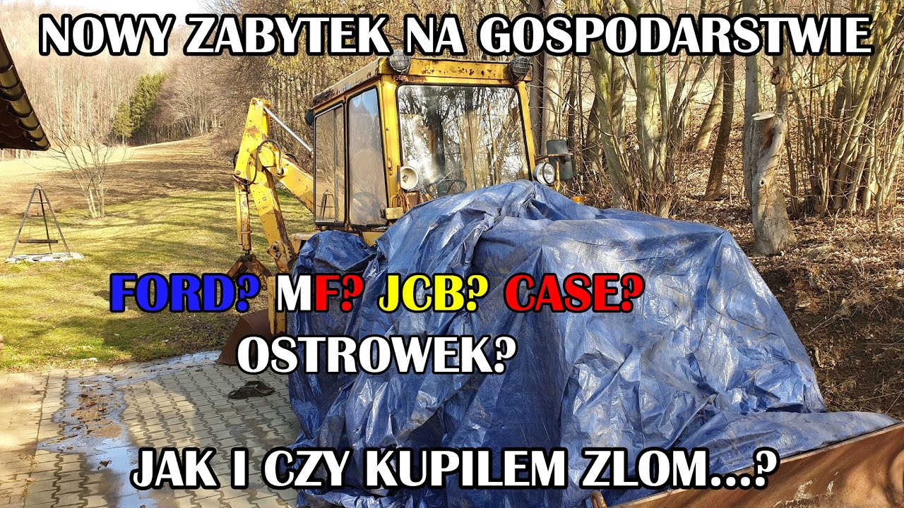 NOWY ZA(NA)BYTEK NA GOSPODARSTWIE! Kupiłem w ciemno koparko-ładowarkę marki... | Szlakiem Rolnika