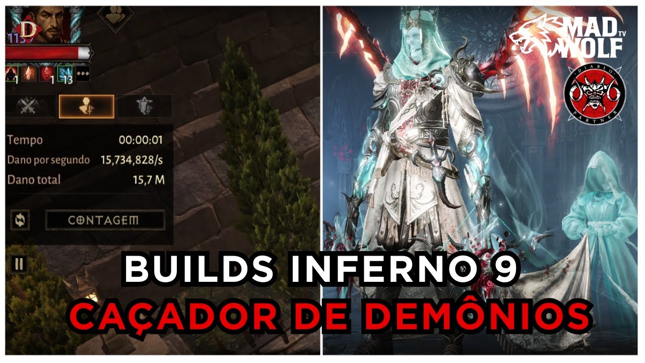 A melhor Classe PvP Inf 9 - Caçador de Demônios ( DH ) - Builds Atualizadas - PvP / PvE
