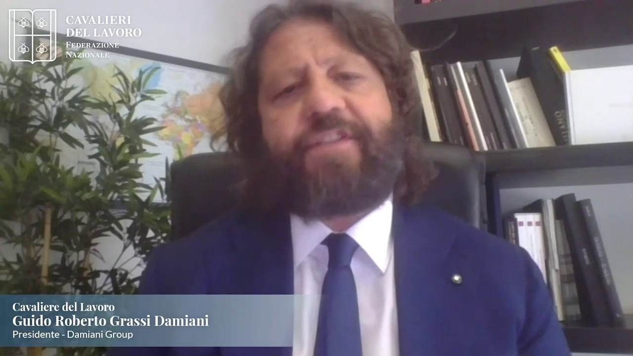 Guido Roberto Grassi Damiani | Cerimonia di presentazione dei neo Cav. del Lavoro (16 giugno 2020)