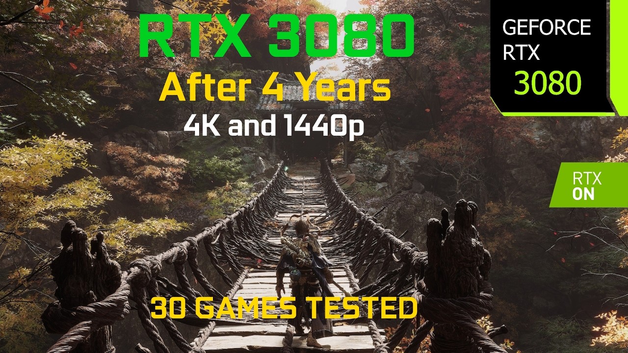 The RTX 3080 in 2024 - It's 4 Years Old TODAY! 🥳 | Test in 30 New Games at 4K, 1440p + Ray Tracing