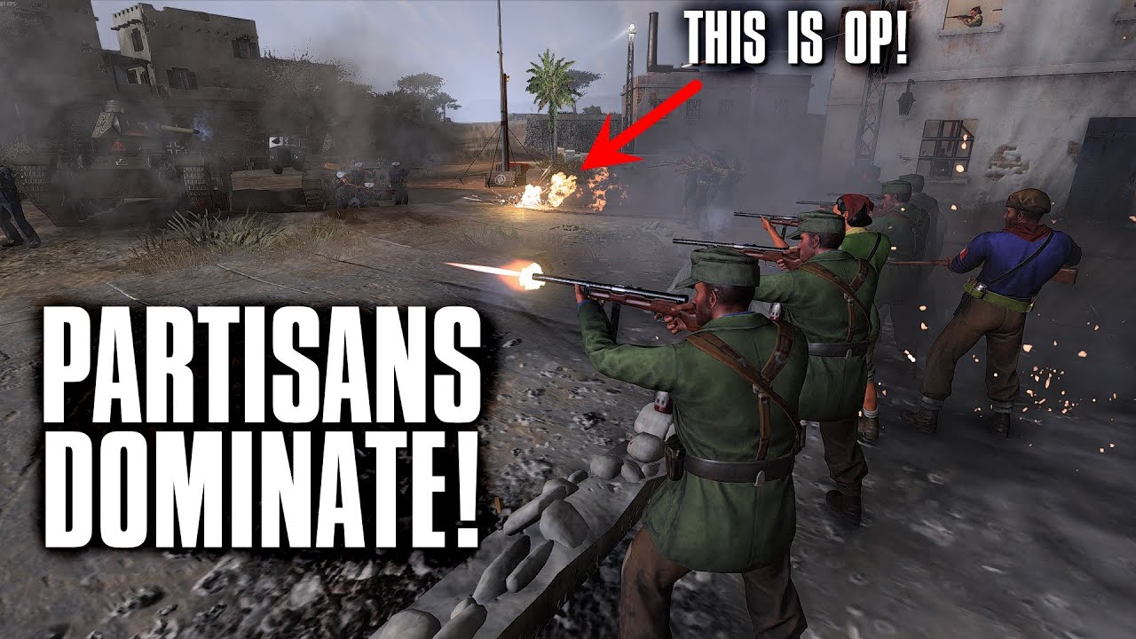 NEW PARTISAN BATTLEGROUP IS INSANE! - 3v3 - Company of Heroes 3