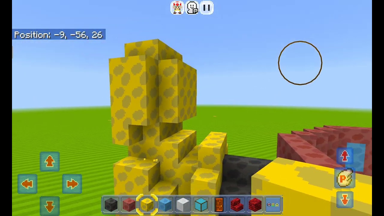 как построить клуб Микки Мауса в Minecraft часть 1