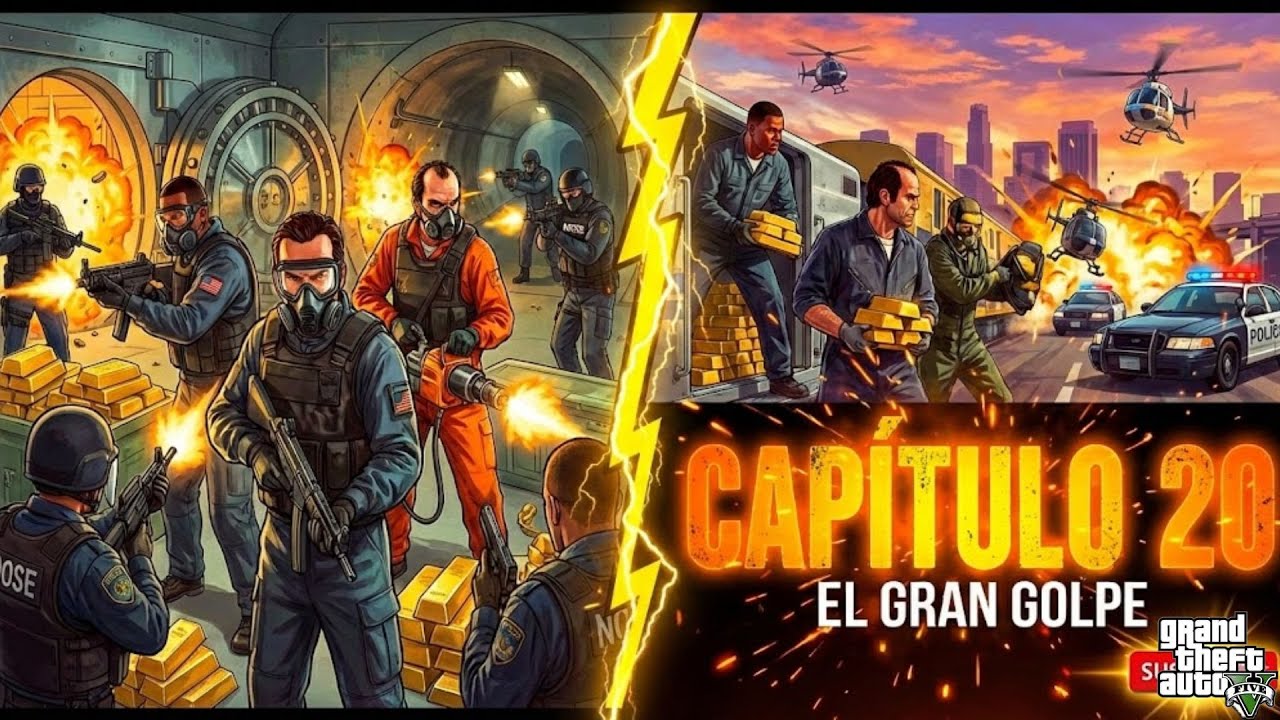 Grand Theft Auto V : CAPITULO 20 EL GRAN GOLPE