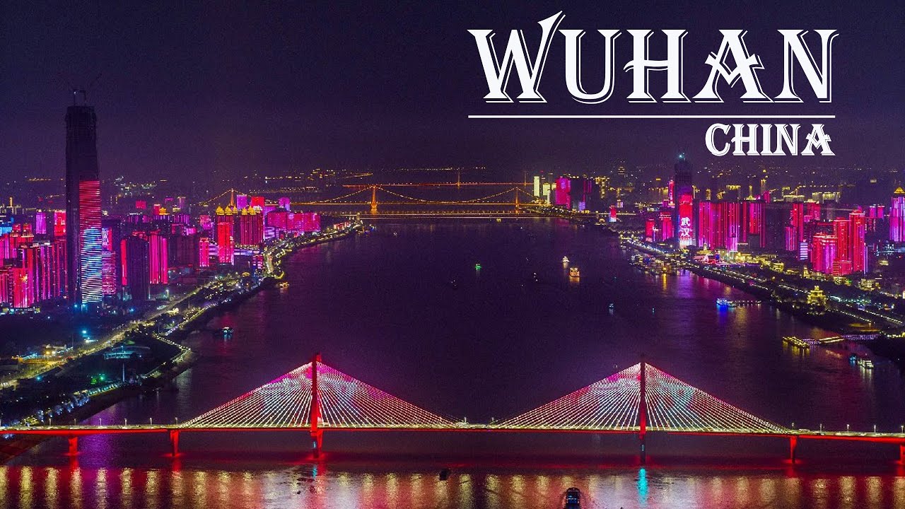 Drone Footage Wuhan | 2020 Wuhan China | China Skyline | Light Show | 航拍武汉 | 武漢 | 中国