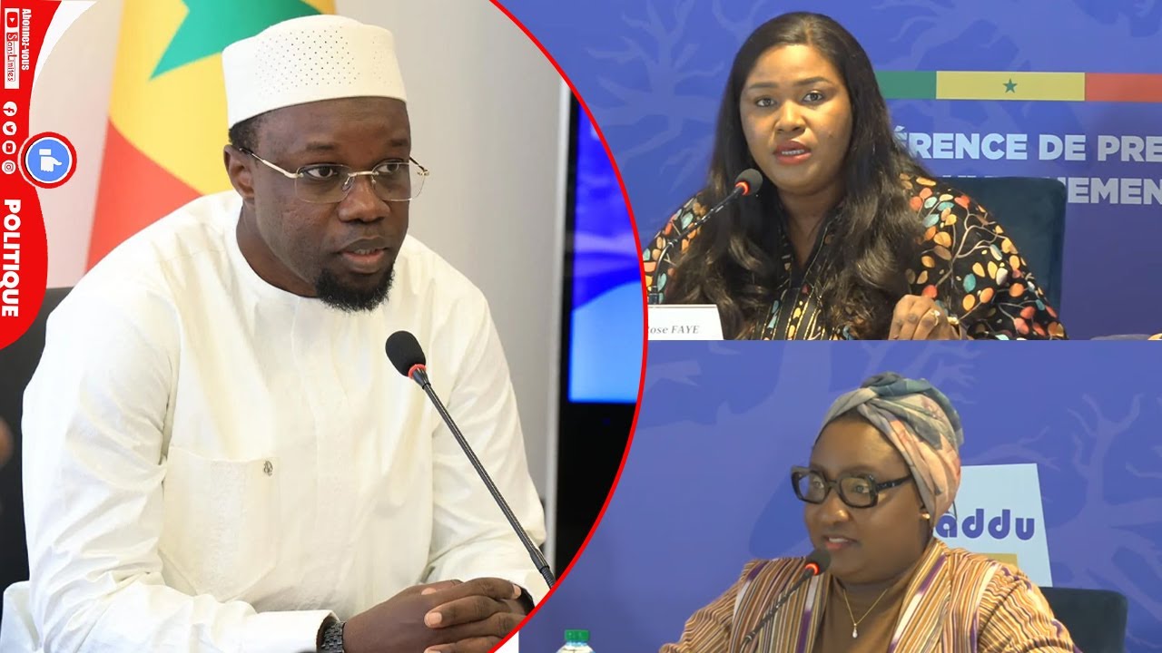 🔴DIRECT : Suivez la conférence de presse du Gouvernement du Pm Sonko