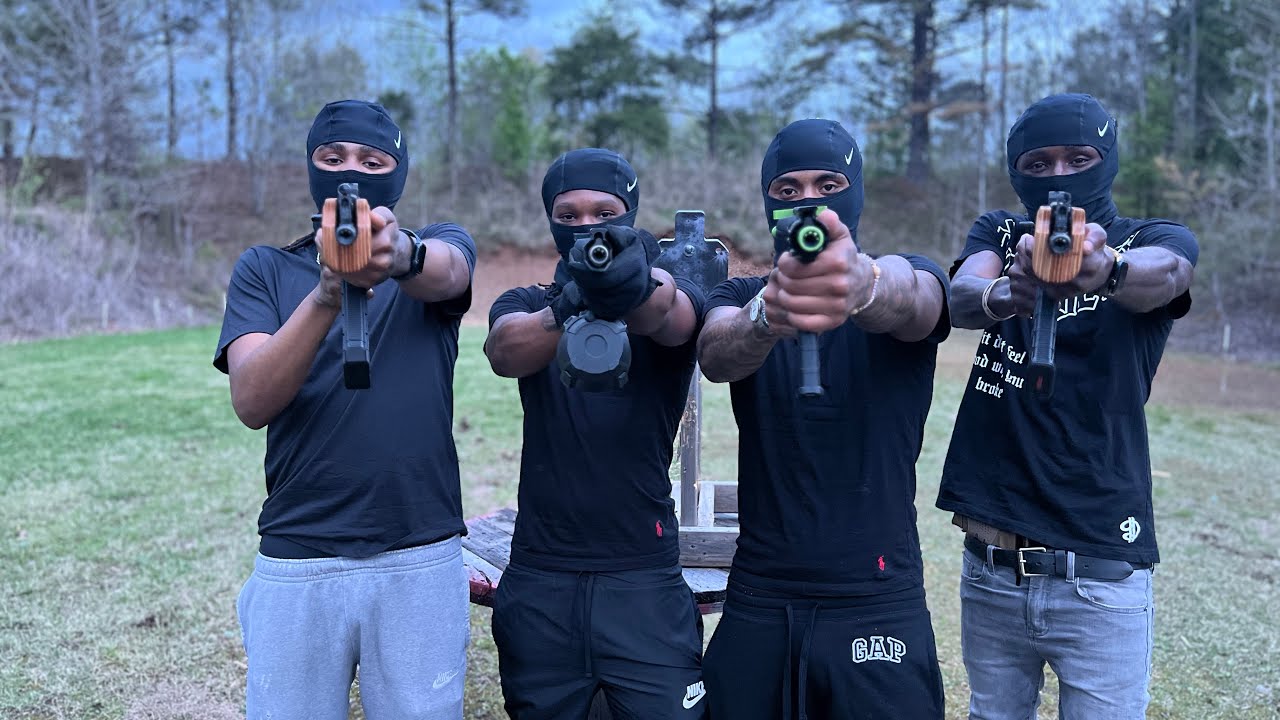Range Vlog with the gang shooting ( FULLY ARP, DRACO, GLOCKS & SWITCHES ) (Part 1)