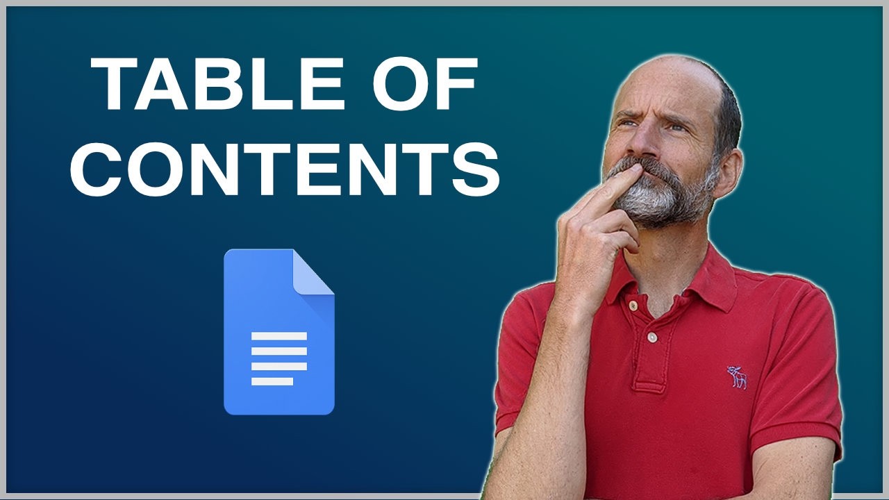How to Use the New Google Docs - Table of Contents