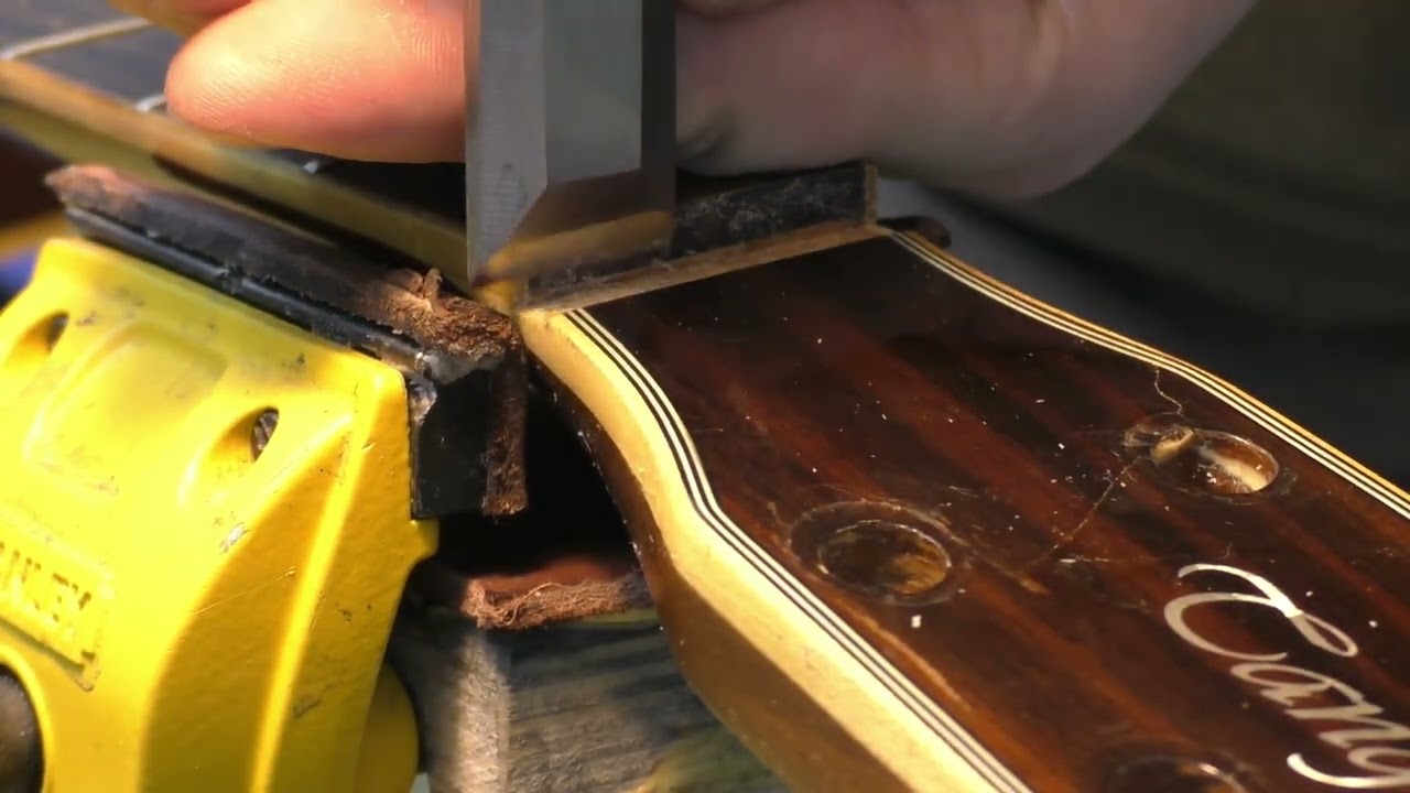 Ремонт головы гитары || Guitar headstocks repair