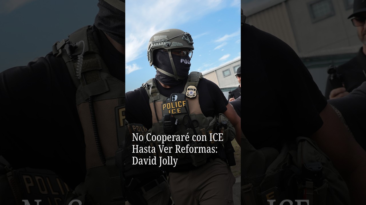 No Cooperar&eacute; con ICE Hasta Ver Reformas: David Jolly