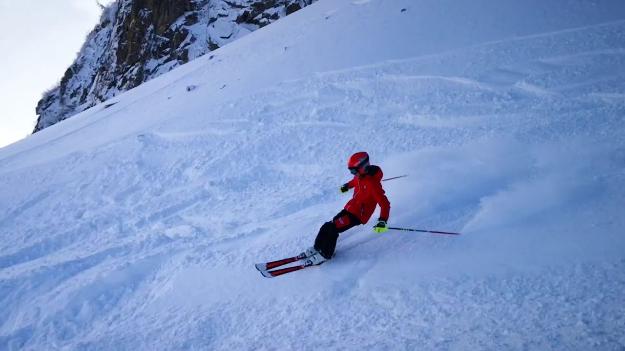 Pista paradiso Tonale, la discesa dal Presena al passo Tonale