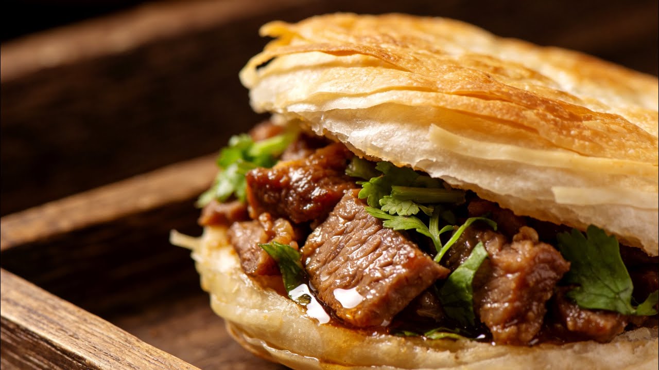 ❇️ 中國漢堡-Chinese hamburger/剁肉解壓#shortsfeed ♨️#live