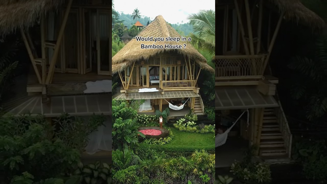 Bambus Haus in Bali #travellife #bucketlisttravel #bucketlisthotels #airbnbexperience #visitbali