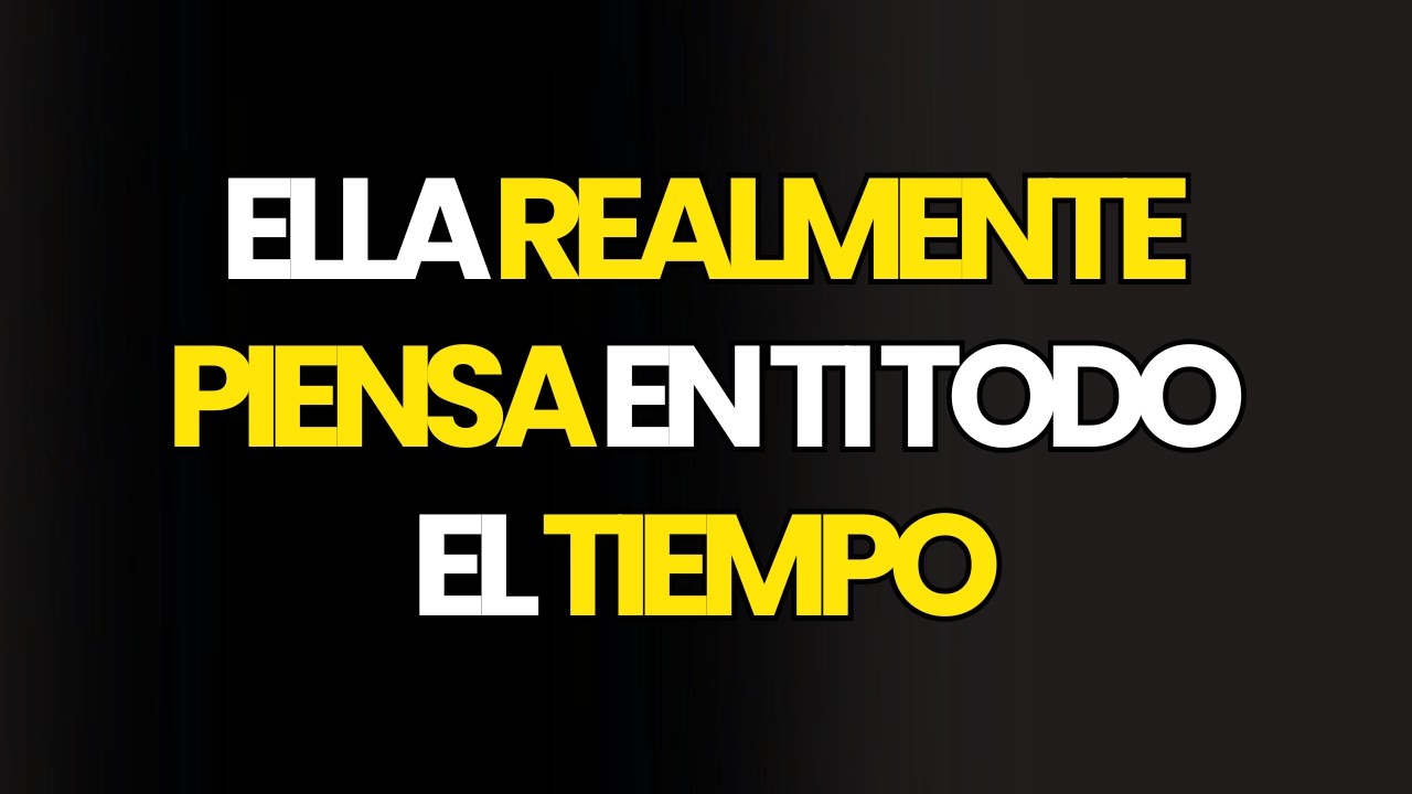Cuando ella se muestra distante y fría... Aquí tienes la PRUEBA de que no deja de pensar en ti…