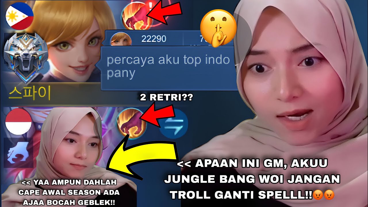 KETIKA FANNY 20K MATCH PRANK STREAMER CEWE TIKTOK PAKAI AKUN GM!! DAN INI REAKSINYA… (sampai marah😡)