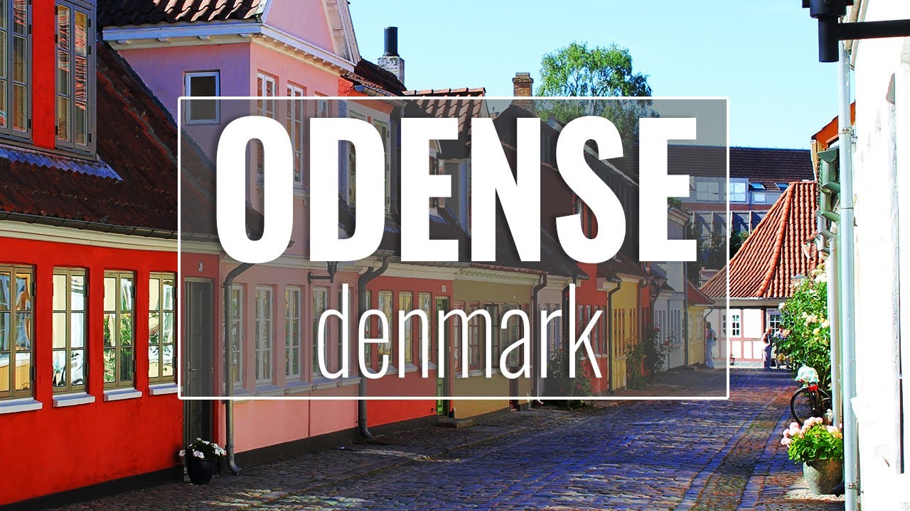 Odense Denmark 4K | Relaxing Ambient Walking Tour ASMR