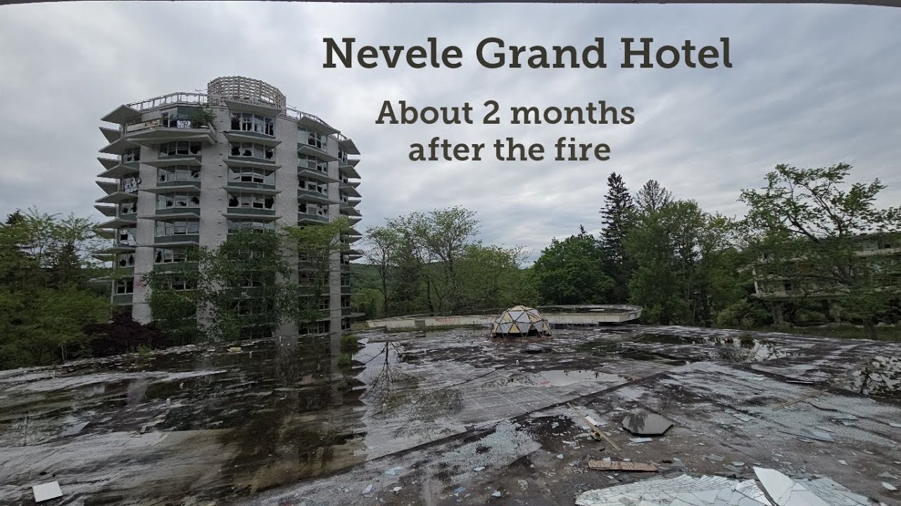 ABANDONED Nevele Grand Hotel exploration (2 months after fire)