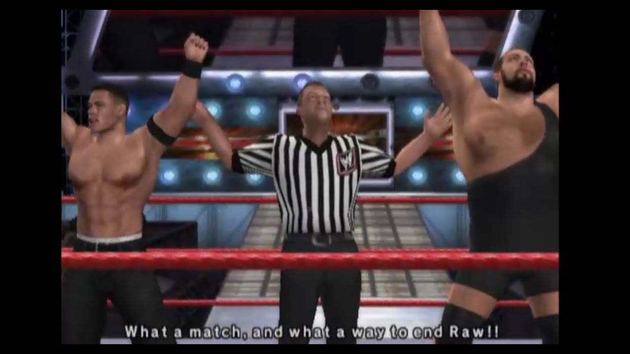 WWE Smackdown! Vs Raw 2007 PS2 2006 John Cena Season Mode Raw Season Mode Walkthrough Part 1 Razeen