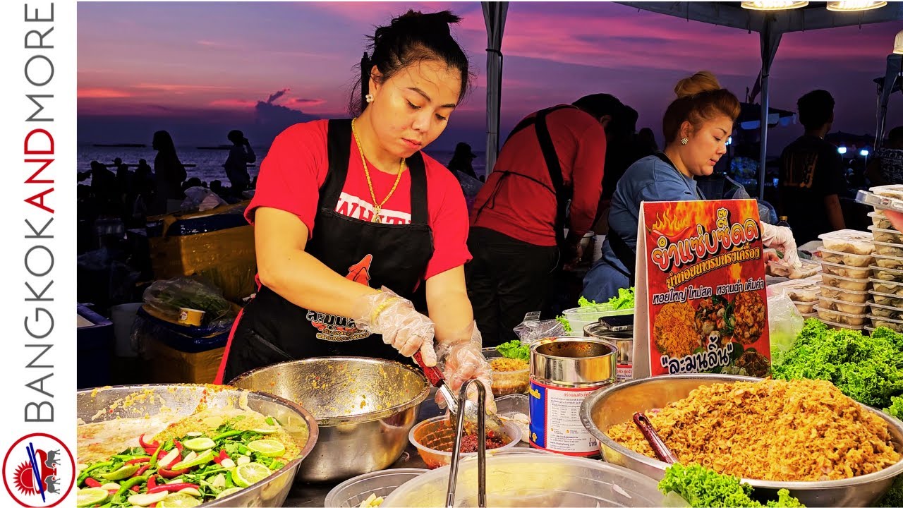Amazing PATTAYA Street Food and Sunset 2023