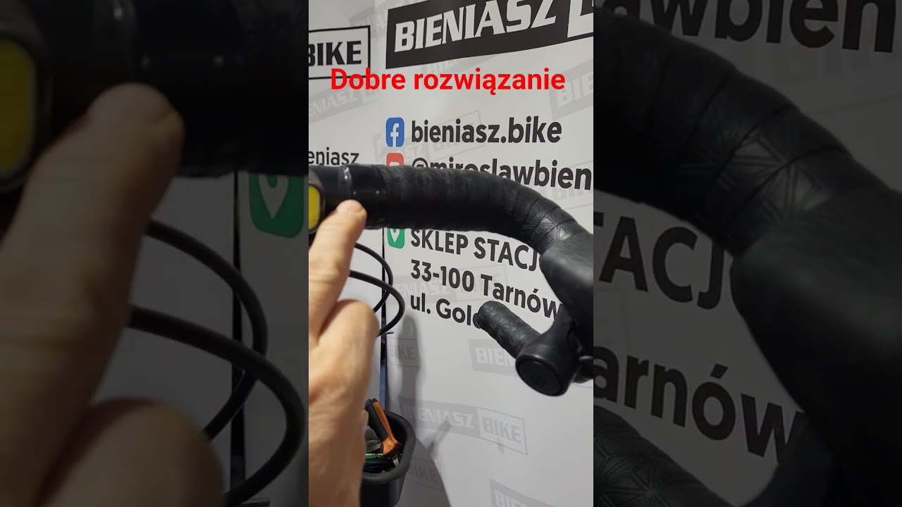 Nowa owijka na baranku a linka przerzutki z pancerzem do wymiany! Rozwiązanie. @miroslawbieniasz