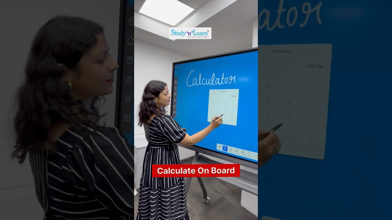 Best Smart Digital Board For Classroom - 4K Smart Board For Teaching - Touchscreen Monitor