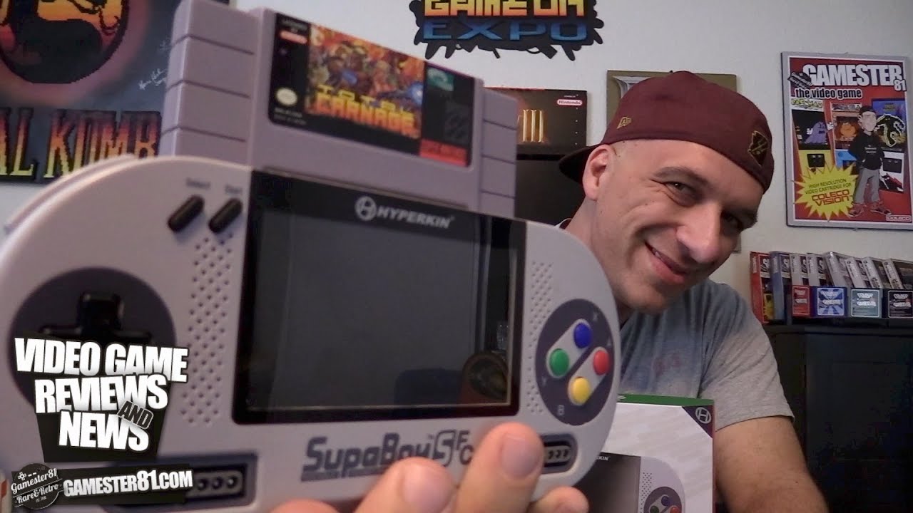 New Supaboy SFC  Handheld Review - Portable SNES - Gamester81