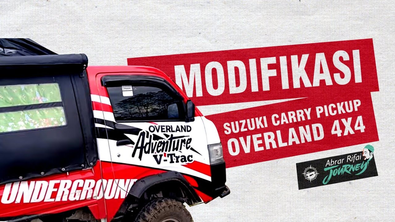 Suzuki Carry Pickup Over Land 4X4: Gagah, Garang dan Tangguh‼️