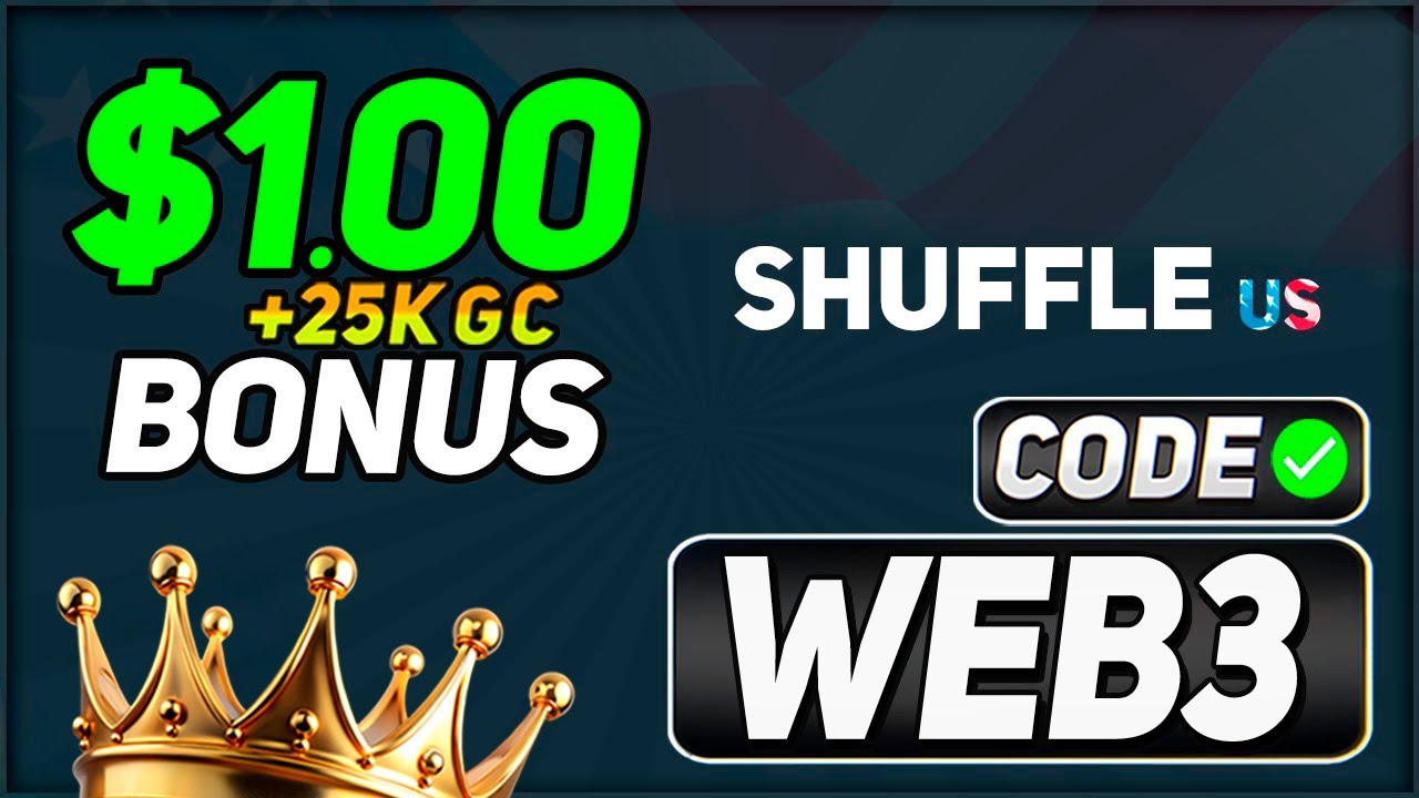 Shuffle US Promo Code "GET" — Get $1 Shuffle Cash + 25K Gold Coins! (Shuffle US Referral Code)