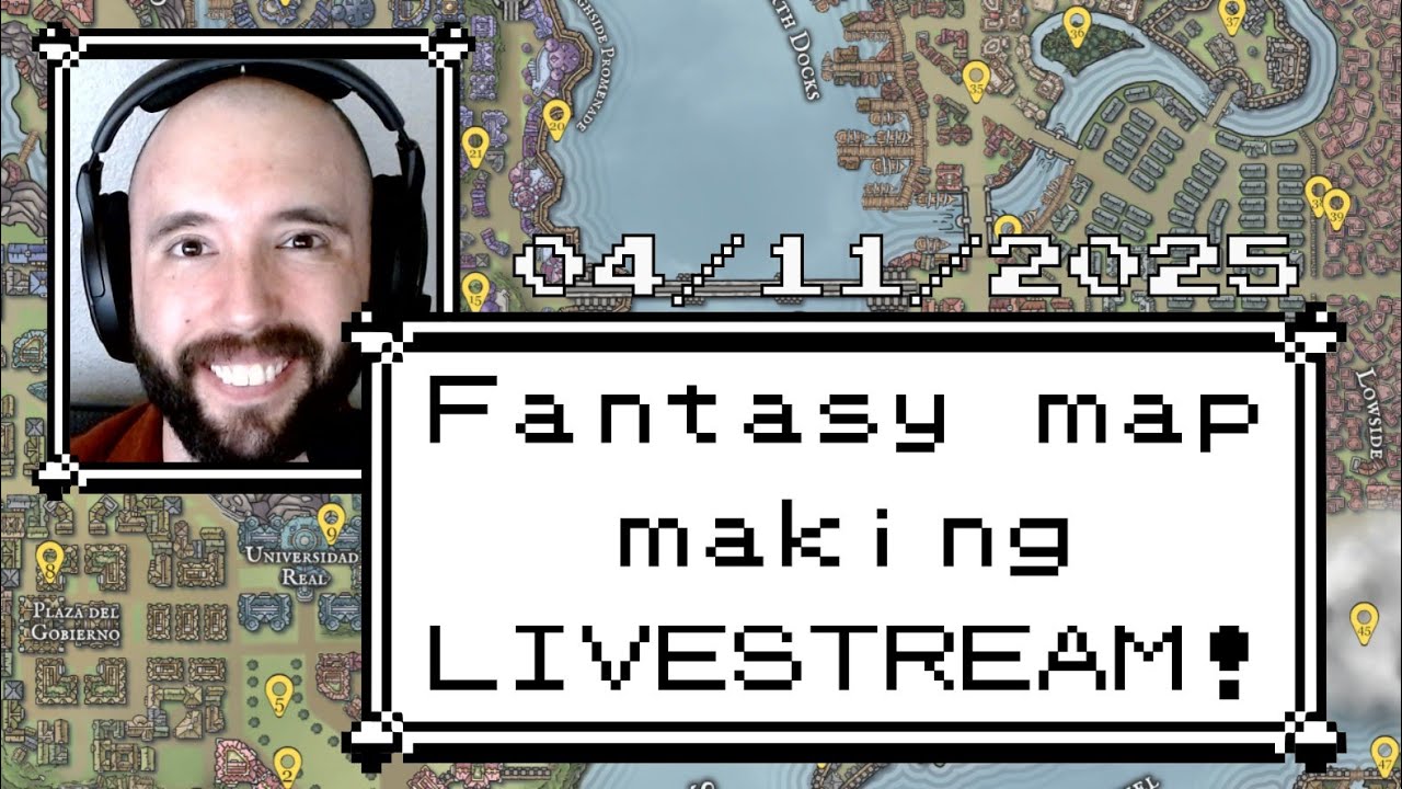 Fantasy Map Friday - We made an island! (April 11, '25)