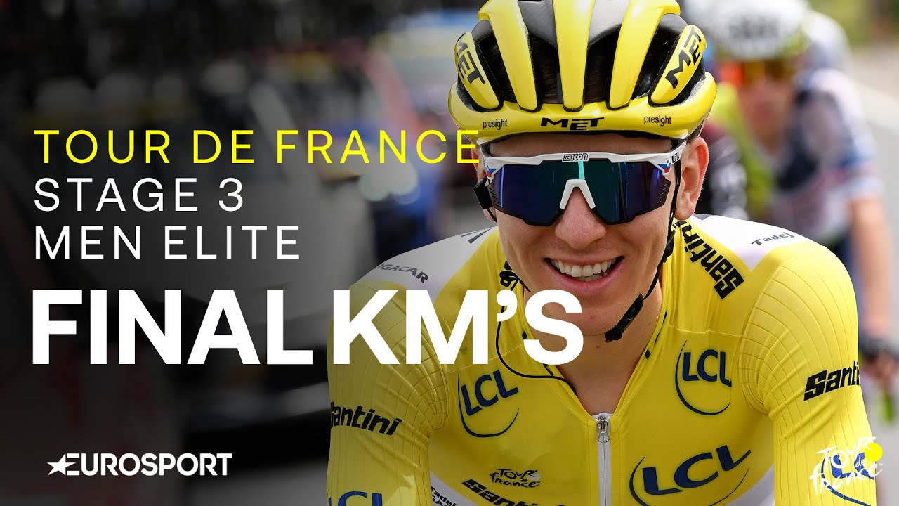 LANDMARK MOMENT IN TURIN! 😮‍💨 | Tour de France Stage 3 Final Kilometres | Eurosport Cycling