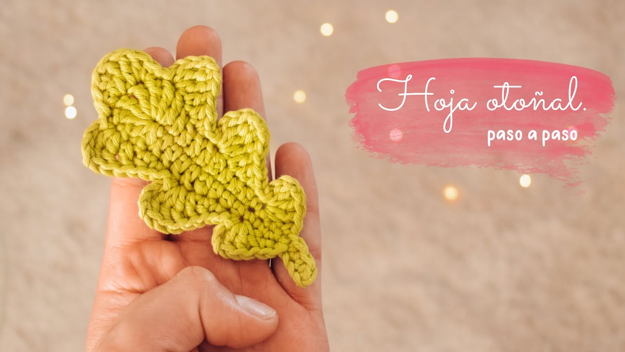 ¡Teje muchas hojas en este otoño!