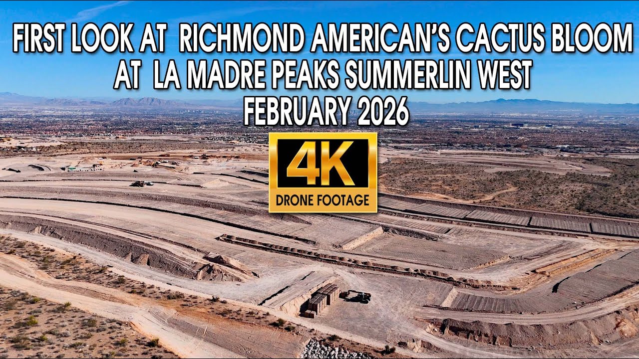 First Look at Richmond American's Cactus Bloom at La Madre Peaks Summerlin West Feburary 2026