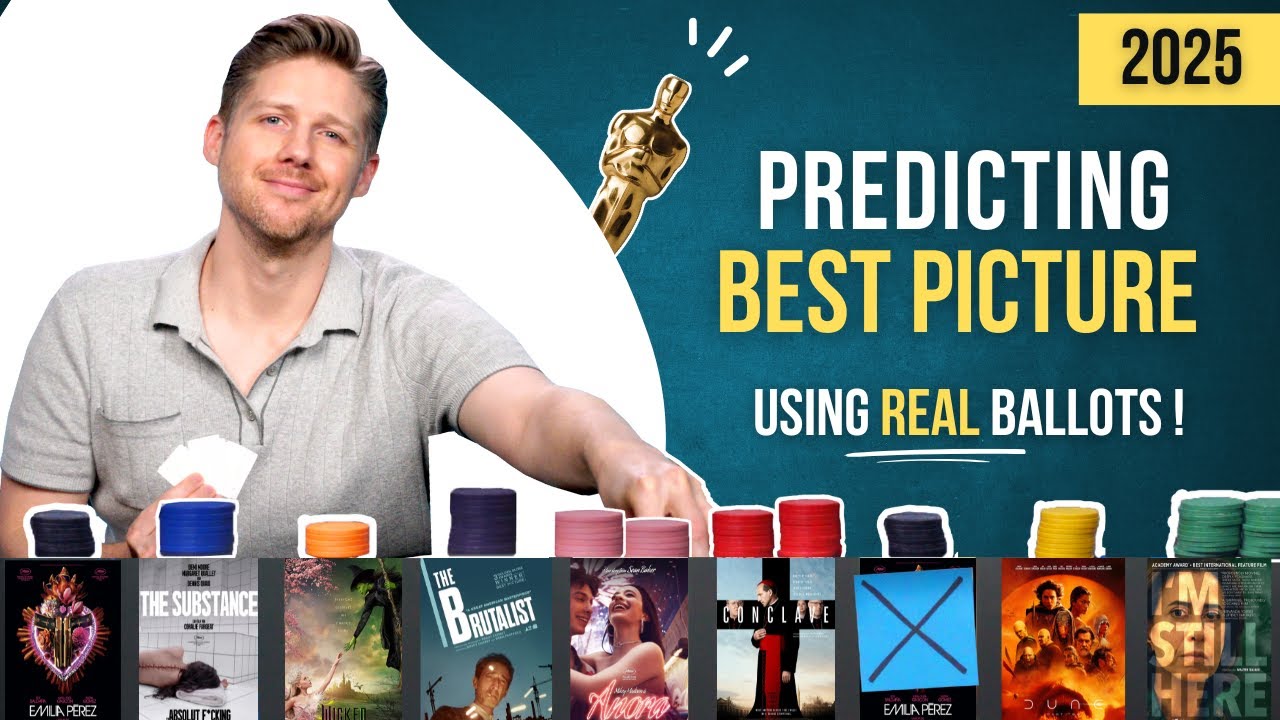 Predicting 2025 BEST PICTURE & Major Categories Using REAL Ballots!!!