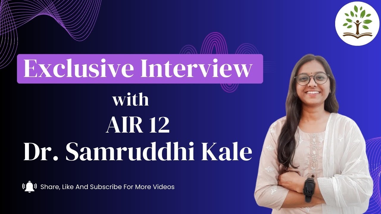 Exclusive Interview with AIR 12 Dr. Samruddhi Kale | AIAPGET Exam | AyurGuideSuccess Story